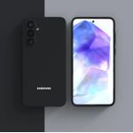 product_image_name-Samsung-Galaxy A36 Black Phone Case  Silicone, Black-1