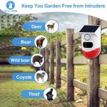 product_image_name-Generic-Remote Control Solar Panel Alarm With Anti-Theft Infrared Induction PIR Sensor Light Device for Home Security-4