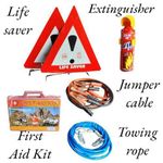 An emergency kit set a package of 5 in 1 