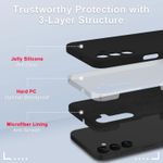 product_image_name-Generic-Shockproof Silicone Case Microfiber Lining Cover For Samsung Galaxy A15 4G/5G-2