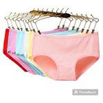 6PC ladies SEAMLESS COTTON PANTIES