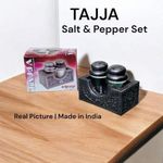Ceramics Tajja salt and pepper shaker with stand