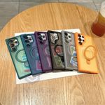 product_image_name-Generic-Samsung S25 Ultra Clear Case - Grey Magnetic Ring Stand & Lens Guard-4