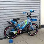 product_image_name-Generic-Kids’ Size 16 Blue Bicycle with Training Wheels (4–7 Years)-2