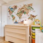 product_image_name-Generic-Dinosaur World Map Wall Stickers - Ignite Kids' Imagination!-1