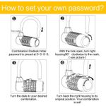 product_image_name-Generic-Stellar 50 Heavy Duty Five Digit Combination Padlock Anti-Theft Security Lock-4