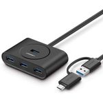 product_image_name-Ugreen-4-in-1 USB 3.0 Port Hub 5Gbps Data Transfer Adapter-1