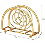 Hemisphere Shape Metallic Serviet Holder