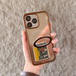 product_image_name-Generic-Matte Clear Magnetic Case with Free Camera Lens Protector for iPhone 16 Pro Max – MagSafe Compatible - Brown-2