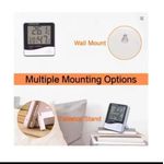 product_image_name-Generic-HTC-2 Digital Thermometer Hygrometer with LCD Clock Display - Temperature & Humidity Meter-2