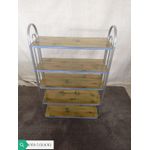 5 tier wooden imported shoe rack 