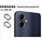 product_image_name-Samsung-Galaxy A05 4G 2-Piece Silver Glitters Diamond Metal Ring Camera Lens Protector -1