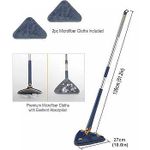 product_image_name-Generic-Long Handle Triangular Twist Mop – 360° Rotating Floor Cleaning Mop-1
