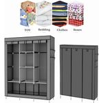 product_image_name-Generic-Portable wardrobe, 8-compartment wardrobe storage rack, clothing storage rack-2
