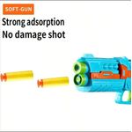 product_image_name-Generic-Kids Manual Soft Bullet Toy Gun – No Battery Required – One Click Launch -4