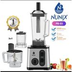 Nunix 2000 watts 3 in 1 Commercial Blender