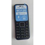 Momofly M312, wireless fm, bright torch,tri sim. dark blue