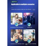 product_image_name-Generic-K35 Mini Wireless 3.5mm Jack Microphone 2 in 1 Handheld Stereo Loudspeaker for Camera Portable and Convenient Use-3