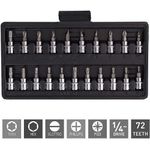 product_image_name-Generic-46Pcs Socket Wrench Set - DIY and Professional mechanic Auto Repair Tool Kit Black-3