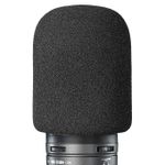 product_image_name-Bnk-Mic Cover/sponge for Handheld Microphone Windscreen (Black Pack of 4)-4