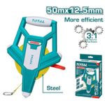 TOTAL Steel measuring tape 50mx12.5mm