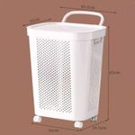 product_image_name-Generic-Rolling Laundry Basket Organizer with Lid-4