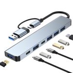 product_image_name-Generic-BYL-2217TU 7 in 1 USB 3.0 and Type-C / USB-C to USB 3.0 USB 2.0 HUB Adapter-1