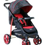 Cool Baby 2 Way  Baby Stroller With Universal Casters - Red