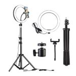 product_image_name-Fashion-Ring Light - 12" - USB + Carrybag + Tripod (upto 2M)-1
