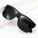 product_image_name-White Label-Retro Polarized Sunglass For Men - Black-3