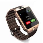 W007 Smartwatch DZ09 Gold Smart2030 With Notification Alerts, Call Logs, And Step Tracker