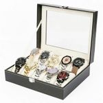 10-slot watch organizer and storage box