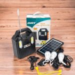 Dat AT-9028B Home Solar Lighting System Kit Solar Charging Bluetooth MP3 Player LED Lighting