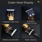 product_image_name-Generic-Hair Clipper Hair Trimmer Electric Shaver USB Cordless Shaving Machine - Professional Grooming Kit with 4 Combs guides-8