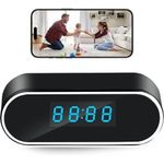 Wireless Security Camera Clock WiFi Smart IP Camera Home Surveillance HD Camera,Motion Detection, for Home,Business, Baby Monitor