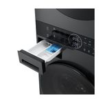 LG WT1311PB 13/10KG WashTower™ with Centre Control™, Smart Washer Dryer, AI Direct Drive™, Black PLUS FREE MICROWAVE