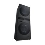 LG WT1311PB 13/10KG WashTower™ with Centre Control™, Smart Washer Dryer, AI Direct Drive™, Black PLUS FREE MICROWAVE