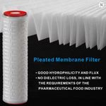 product_image_name-Generic-10" 0.45 MICRON PLEATED POLYPROPYLENE MELTBROWN MICROFIBER HIGH PRECISION FILTER ELEMENT PP PLEATED MICROPOROUS FINE FILTER ELEMENT-8