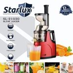 Starlux Electric Slow Juicer With Powerful Motor & 2 Outlets For Juice & Pulp