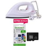 Royal Automatic Dry Iron Box-1000W +Free Memory Card 4GB