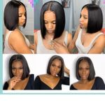 Short Length Natural Ladies Bob Wig