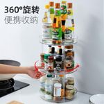 product_image_name-Generic-3-Layer 360° Rotating Cabinet Turntable Organizer / Lazy Susan-4