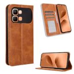 product_image_name-Caseme-Flip Cover For Infinix Note Edge Leather Case Brown-1