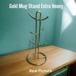 Extra heavy durable Gold mug /cup stand