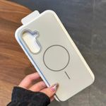 product_image_name-Generic-Samsung S25 Plus Thin Matte Magnetic Case - MagSafe Slim Grey Cover-1