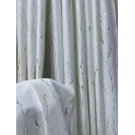1.5m width and 2.5m height 3 pc Marble & velvet curtains 