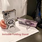 product_image_name-Generic-Galaxy Note 10 Ring Holder Kickstand Case – Magnetic Bracket Design With Shockproof Corners (Blue)-6