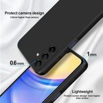 product_image_name-Samsung-Galaxy A15 Soft Silicone Heavy Protection Black Phone Case/ Cover-2