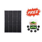Solarmax 10Watts Solar Panel + Free 10A Solar Charge Controller 