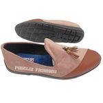 product_image_name-PHOELIX FASHIONS-BEIGE/BROWN - Elegant Unisex AFRICAN Ankara Loafers + FREE PURE LEATHER BELT.-4